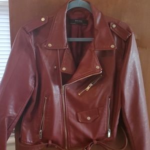 Faux Leather Jacket